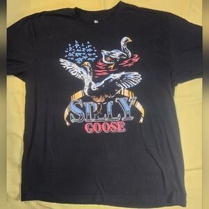 Silly Goose Black Graphic Tee
